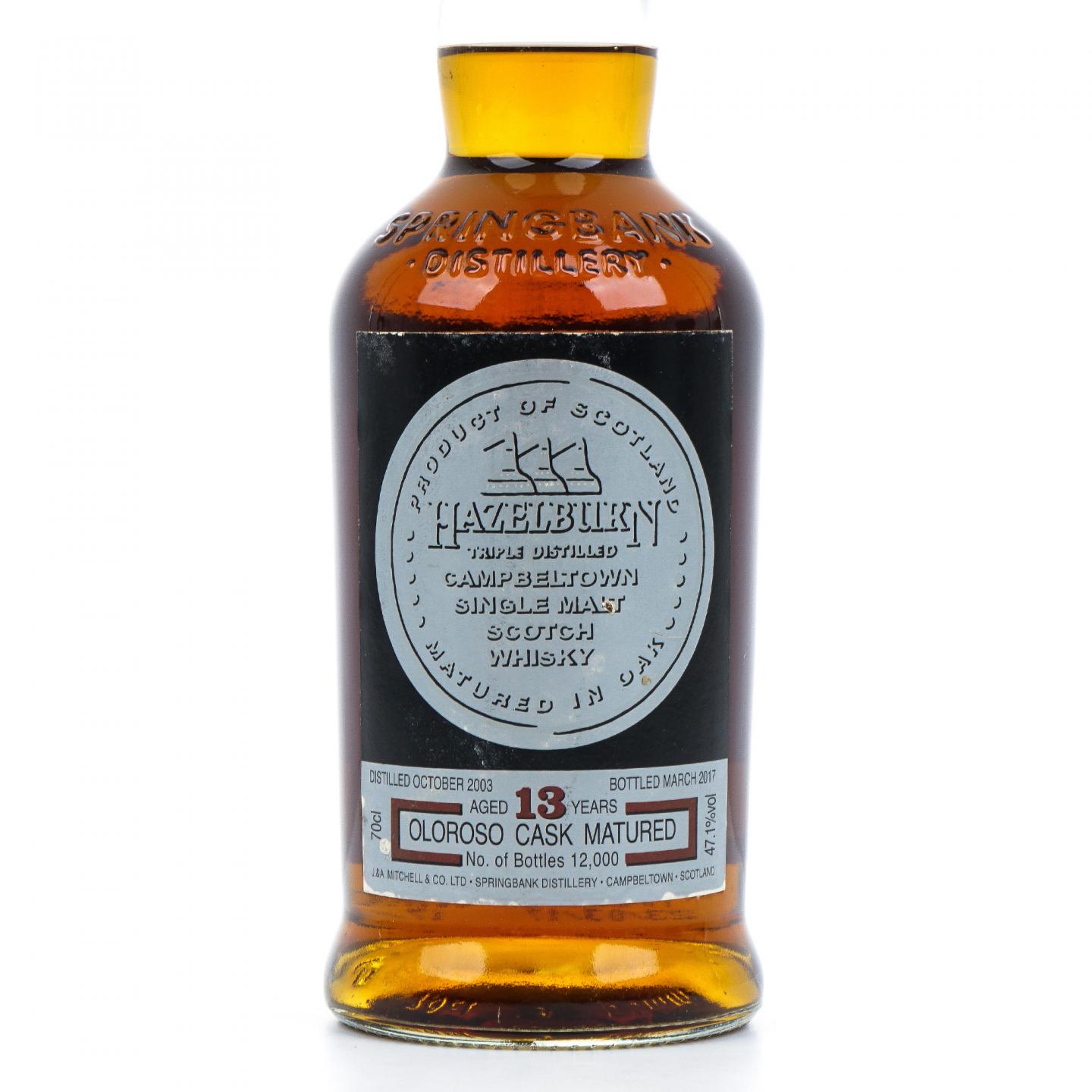 Hazelburn 哈索本 13年 2003-2017 雪莉桶