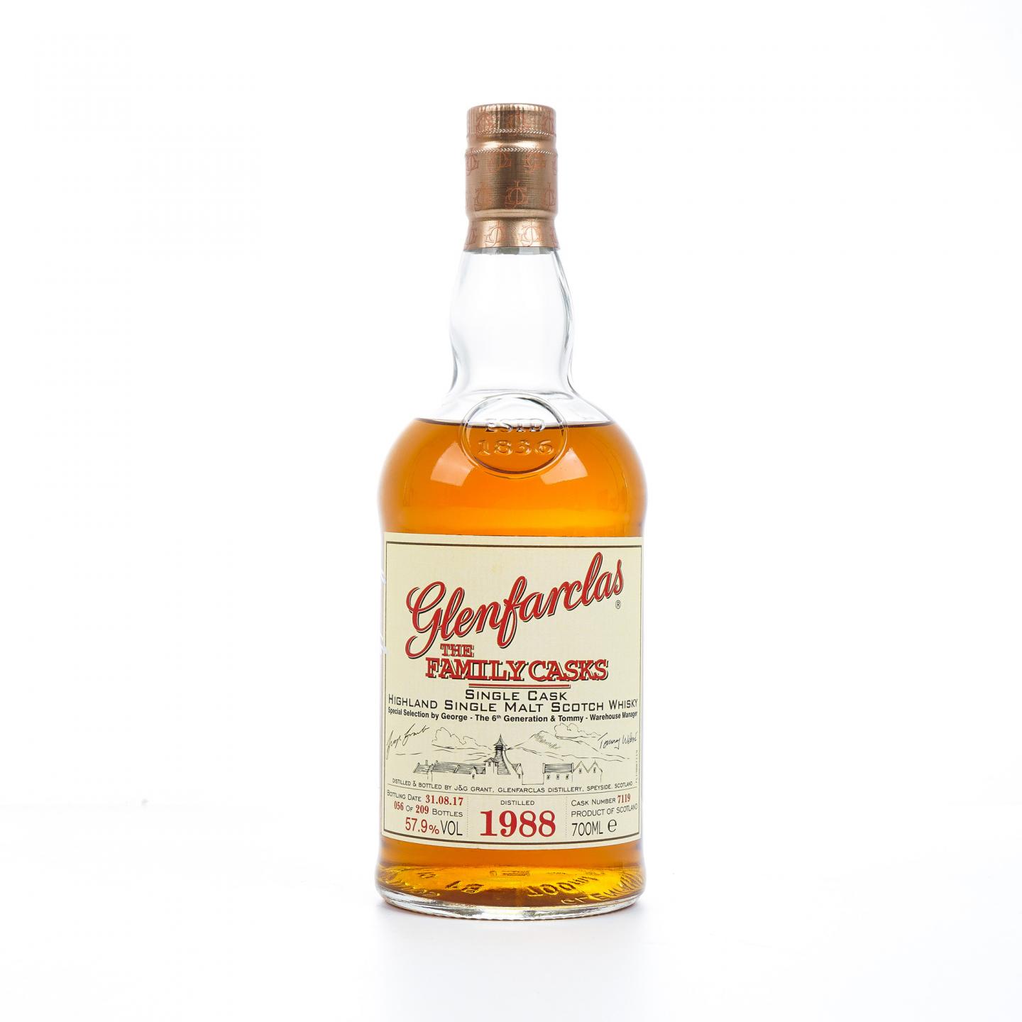 Glenfarclas 格兰花格 1988-2017 家族桶 单桶#7119