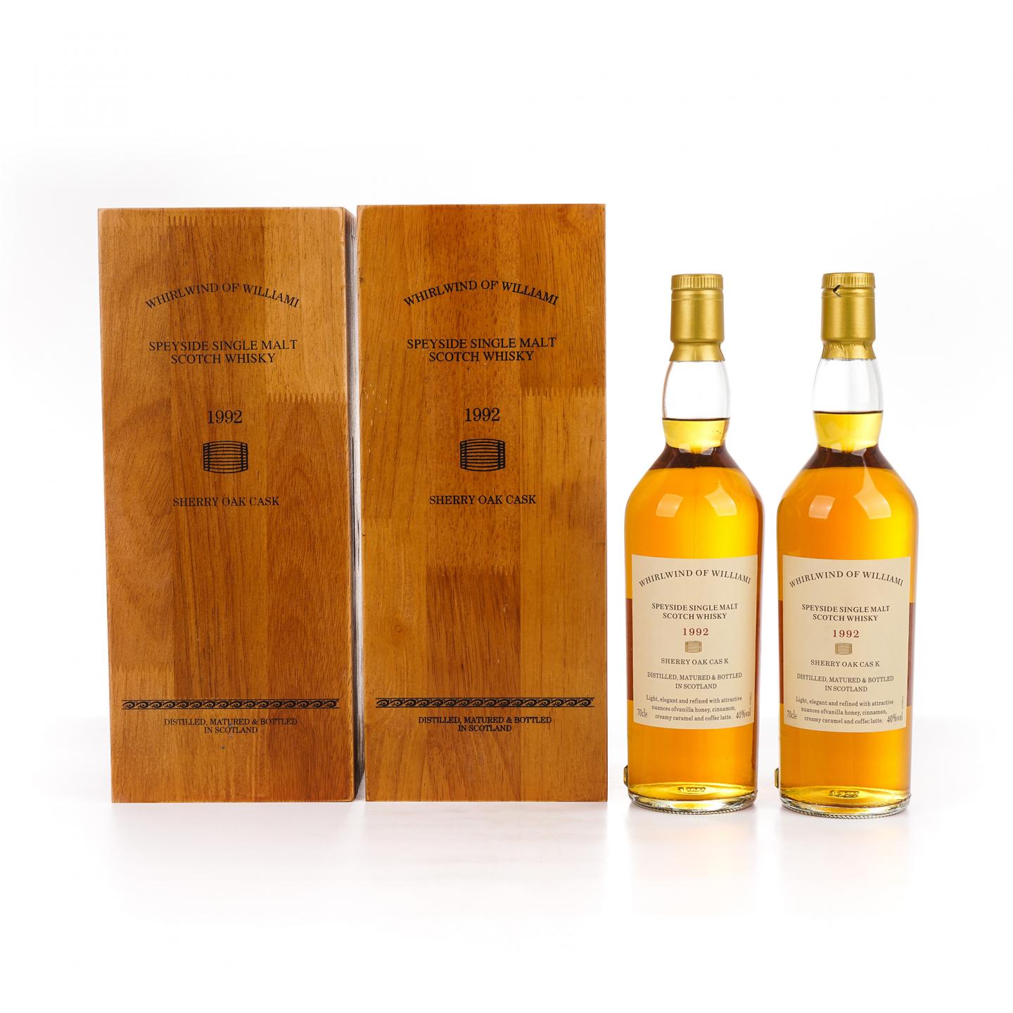 Whirlwind Of Williami 雪莉桶 2瓶组*木礼盒