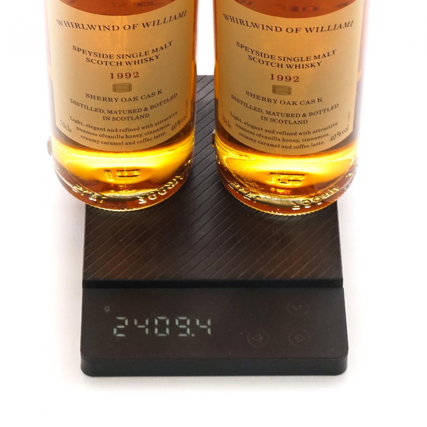 Whirlwind Of Williami 雪莉桶 2瓶组*木礼盒