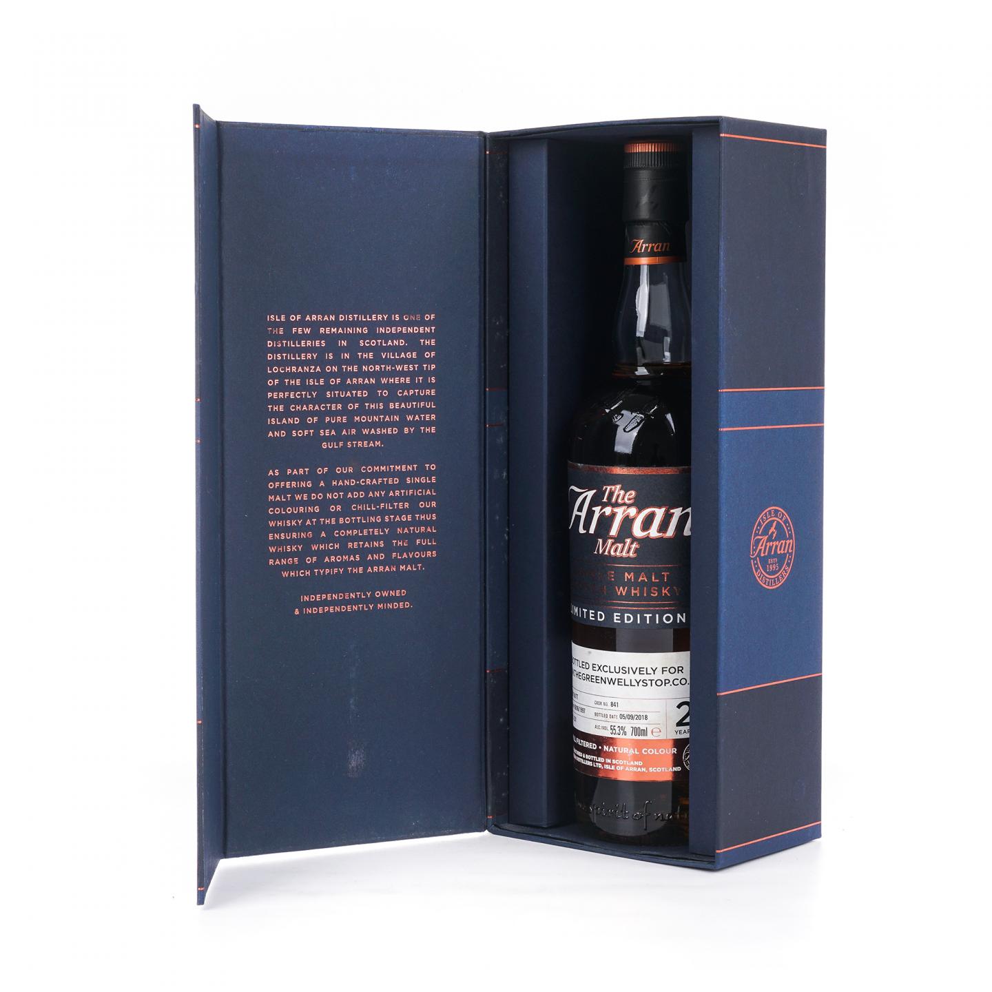 Arran 艾伦 21年 1997-2018 雪莉桶#841