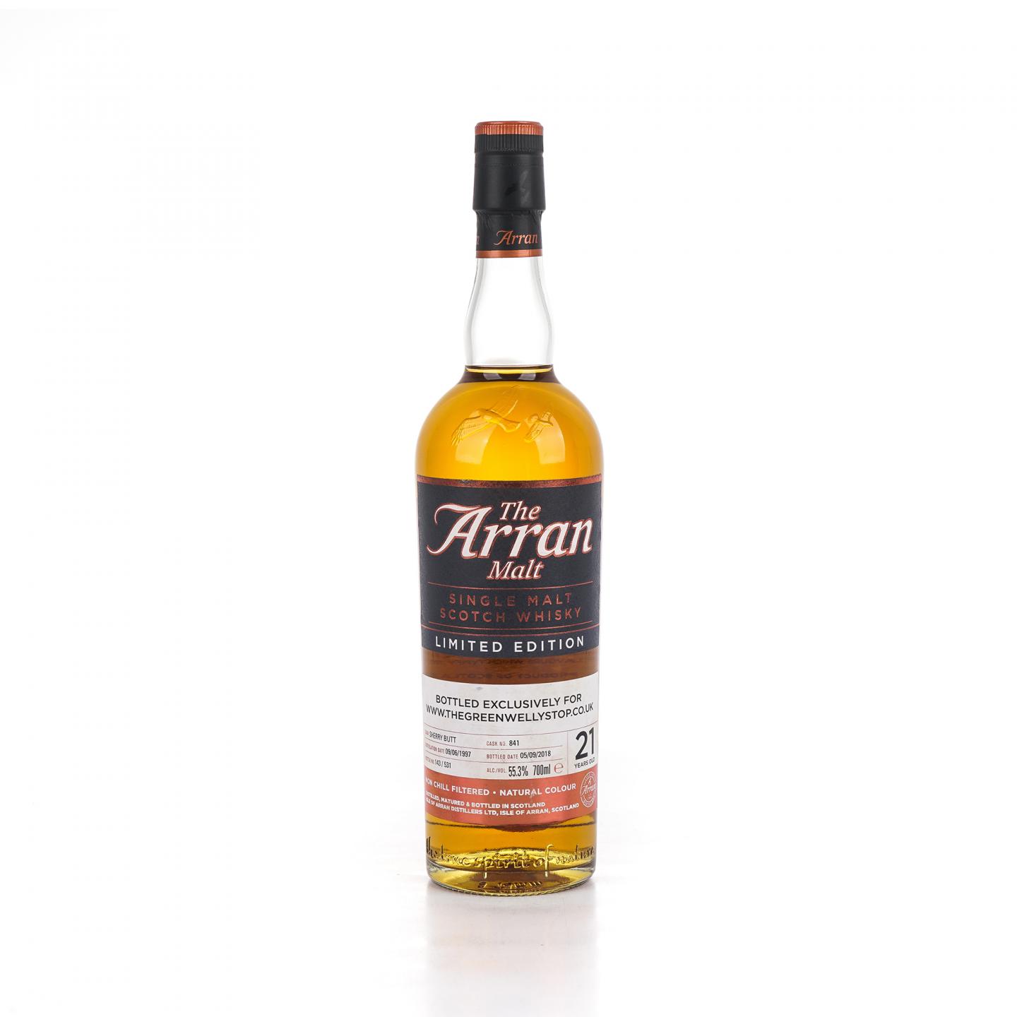 Arran 艾伦 21年 1997-2018 雪莉桶#841