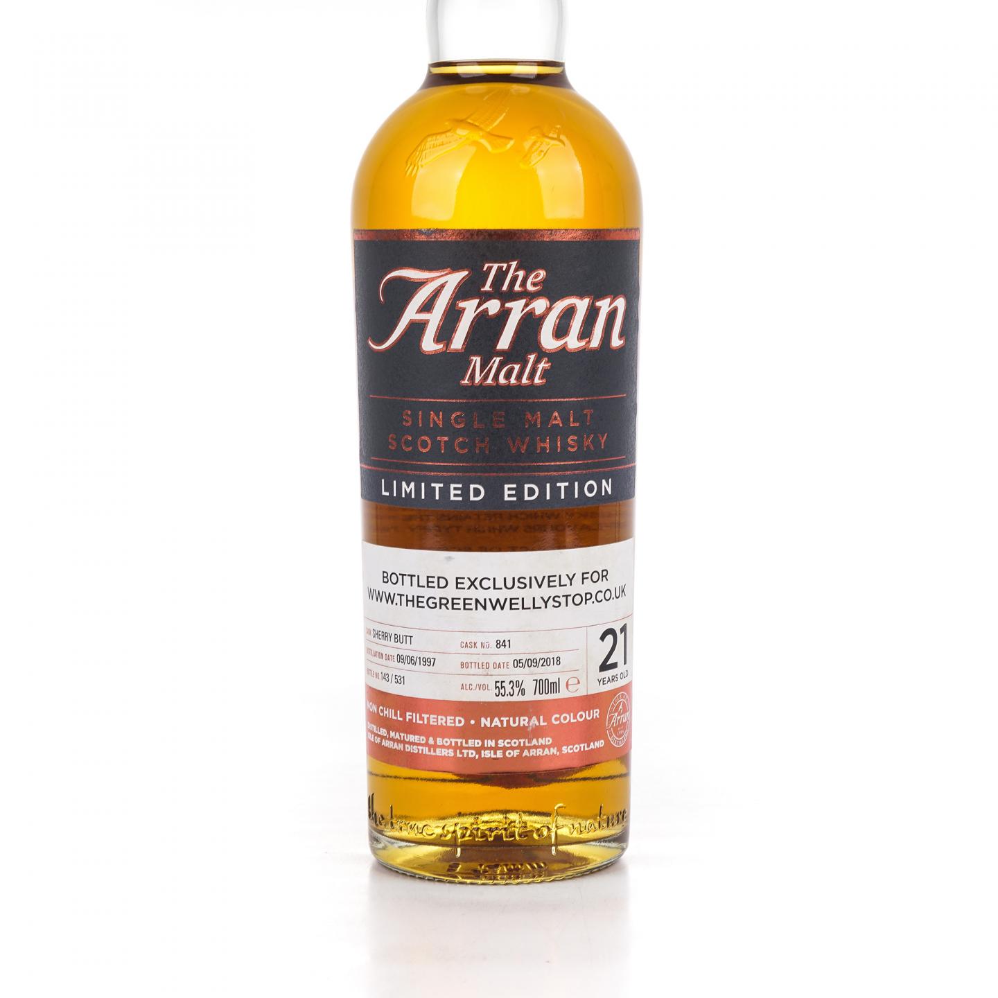 Arran 艾伦 21年 1997-2018 雪莉桶#841