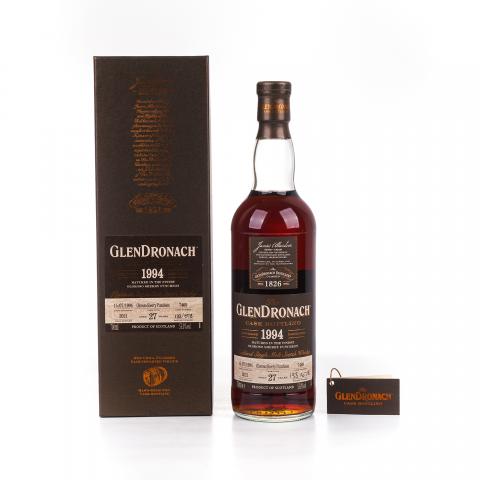 Glendronach 格兰多纳 27年 1994-2021 雪莉桶#7469 53%Vol.