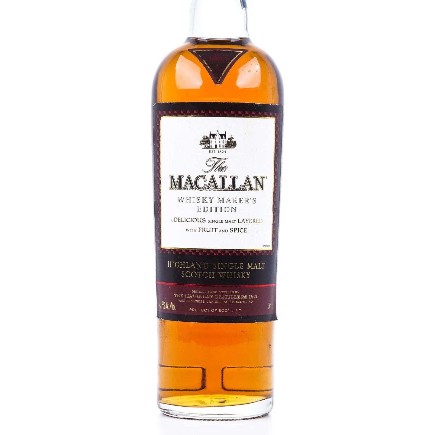 Macallan 麦卡伦 1824系列 Whisky Maker's Edition