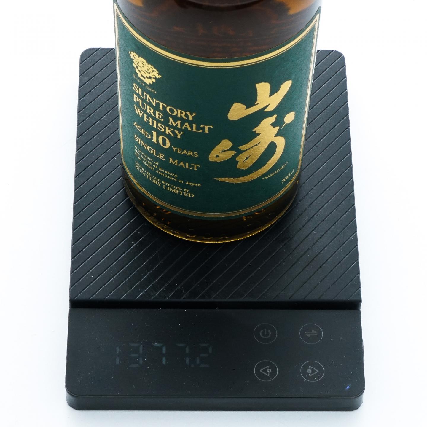 山崎 10年 金花标 绿标