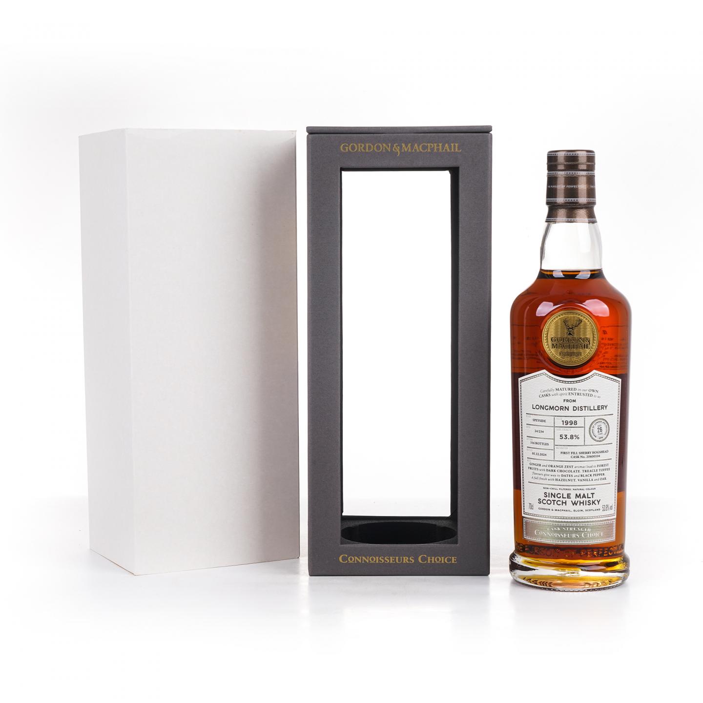 Longmorn 朗摩 26年 1998-2024 GM鉴赏家之选