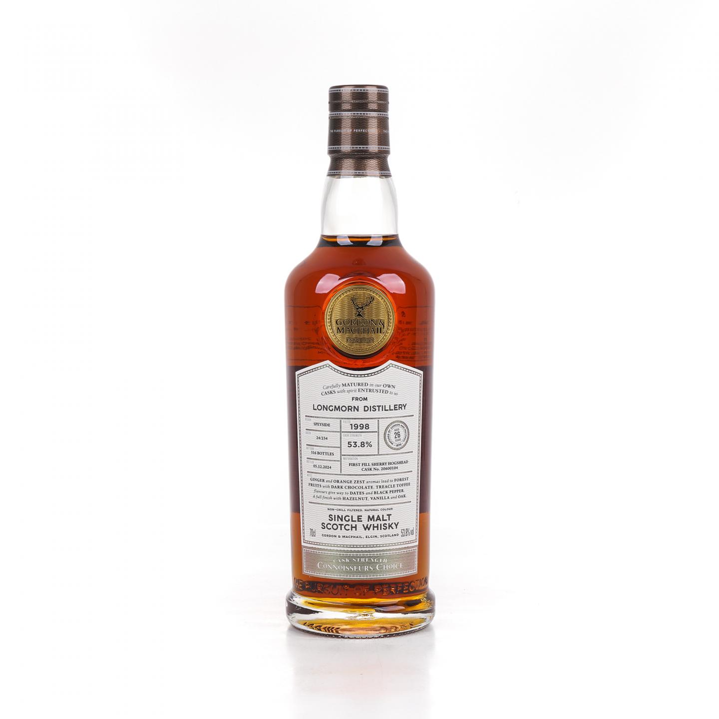 Longmorn 朗摩 26年 1998-2024 GM鉴赏家之选