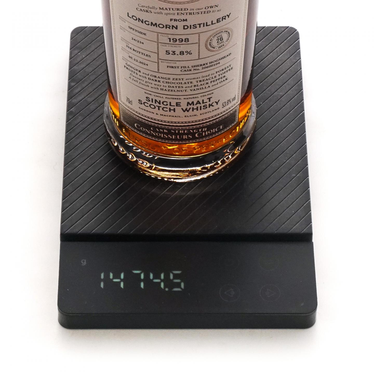 Longmorn 朗摩 26年 1998-2024 GM鉴赏家之选