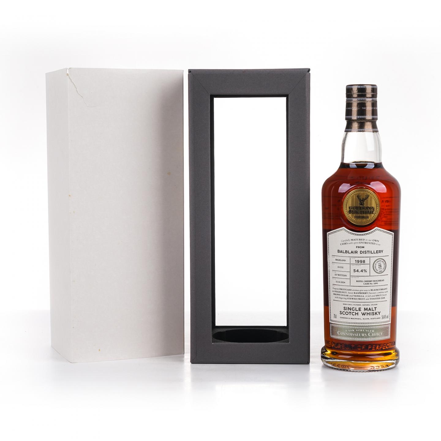 Balblair 巴布莱尔 26年 1998-2024 GM鉴赏家之选 雪莉桶#1091