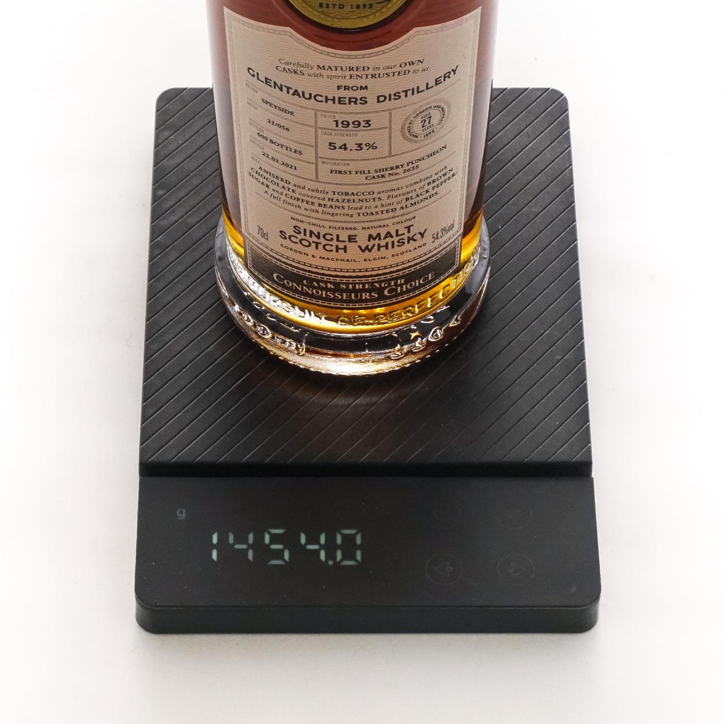 Glentauchers 格兰道奇 27年 1993-2021 GM 雪莉桶#2635