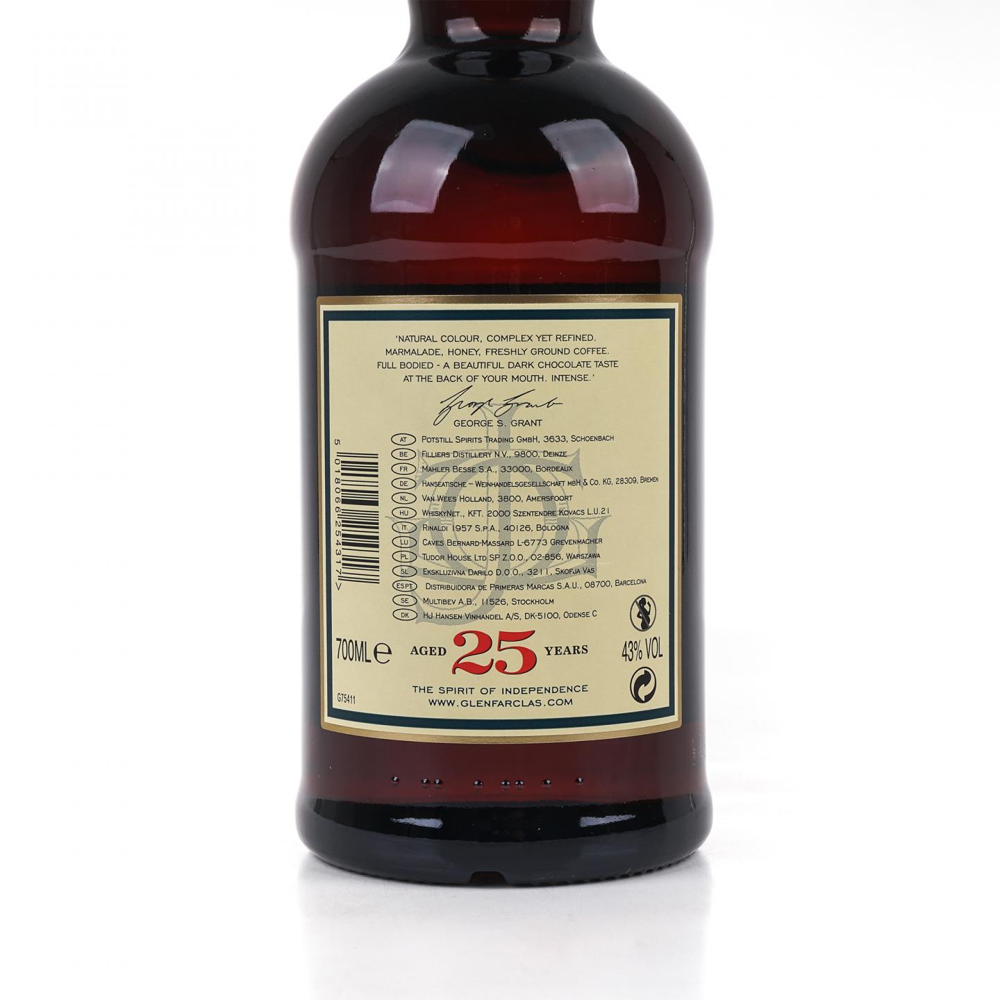 Glenfarclas 格兰花格 25年 圆筒 43%Vol.