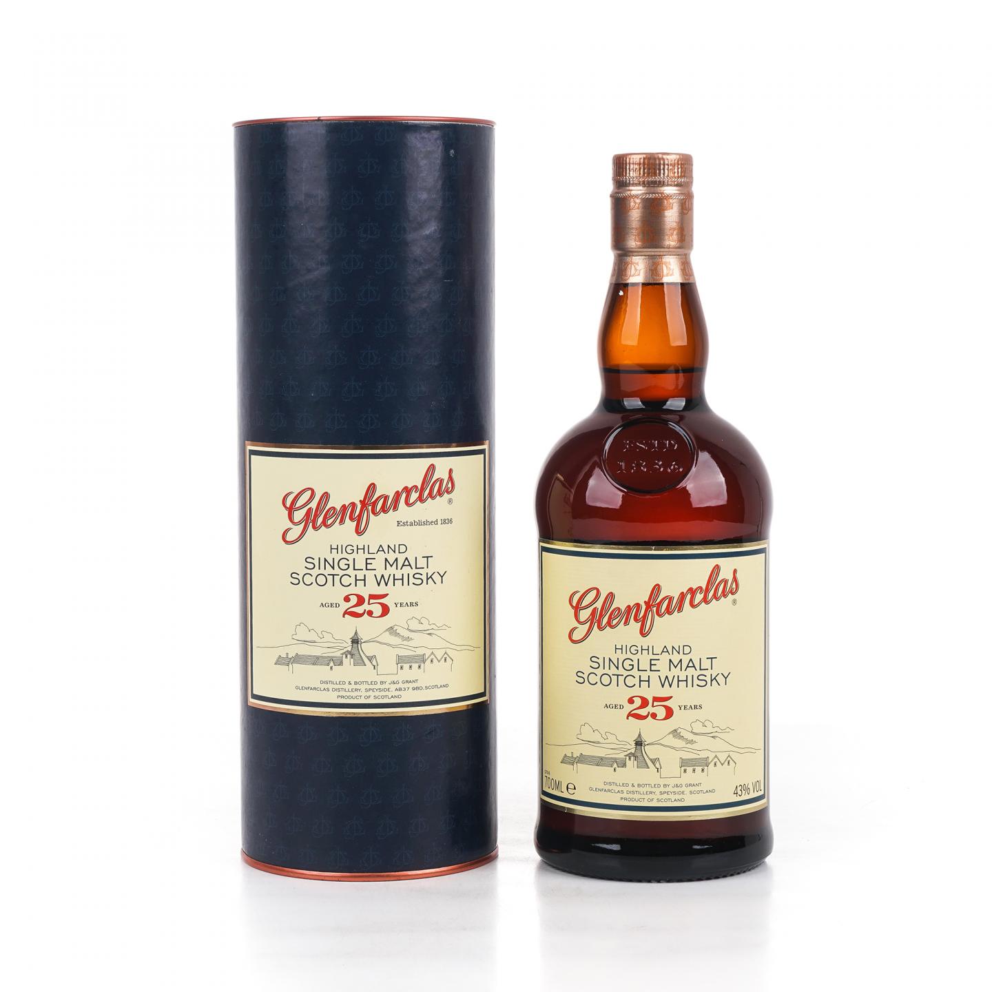 Glenfarclas 格兰花格 25年 圆筒 700ML