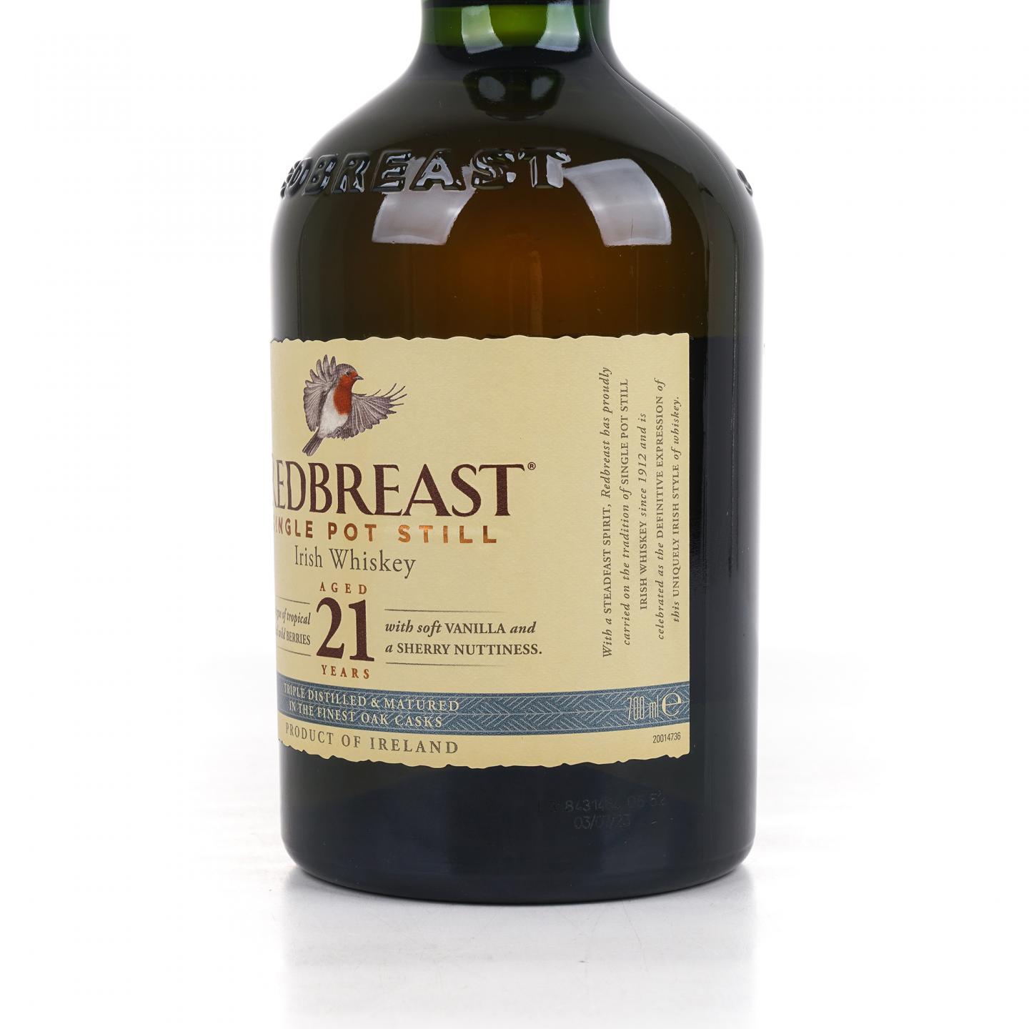 Redbreast 知更鸟 21年 爱尔兰威士忌 700ml