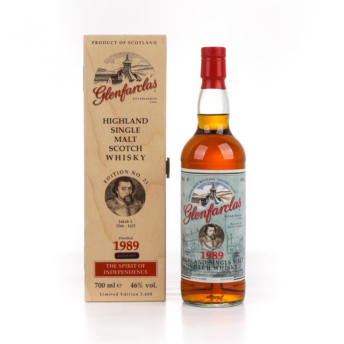 Glenfarclas 格兰花格 1989-2019 名人系列 第23版 雪莉桶