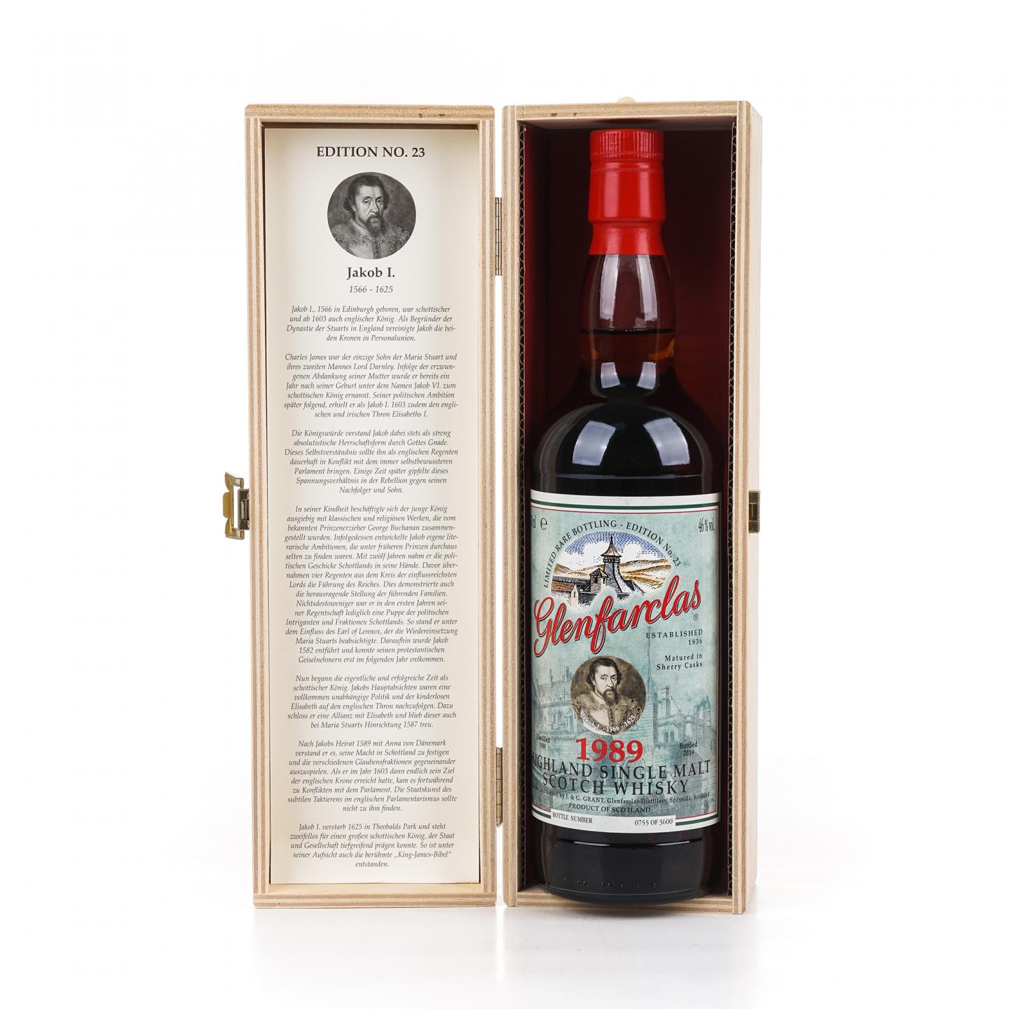 Glenfarclas 格兰花格 1989-2019 名人系列 第23版 雪莉桶