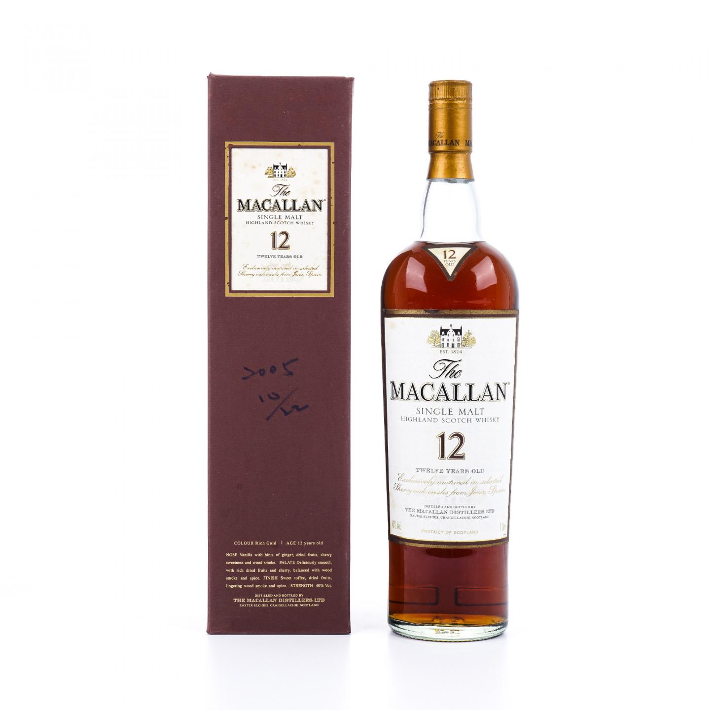 Macallan 麦卡伦 12年 雪莉桶 1000ml