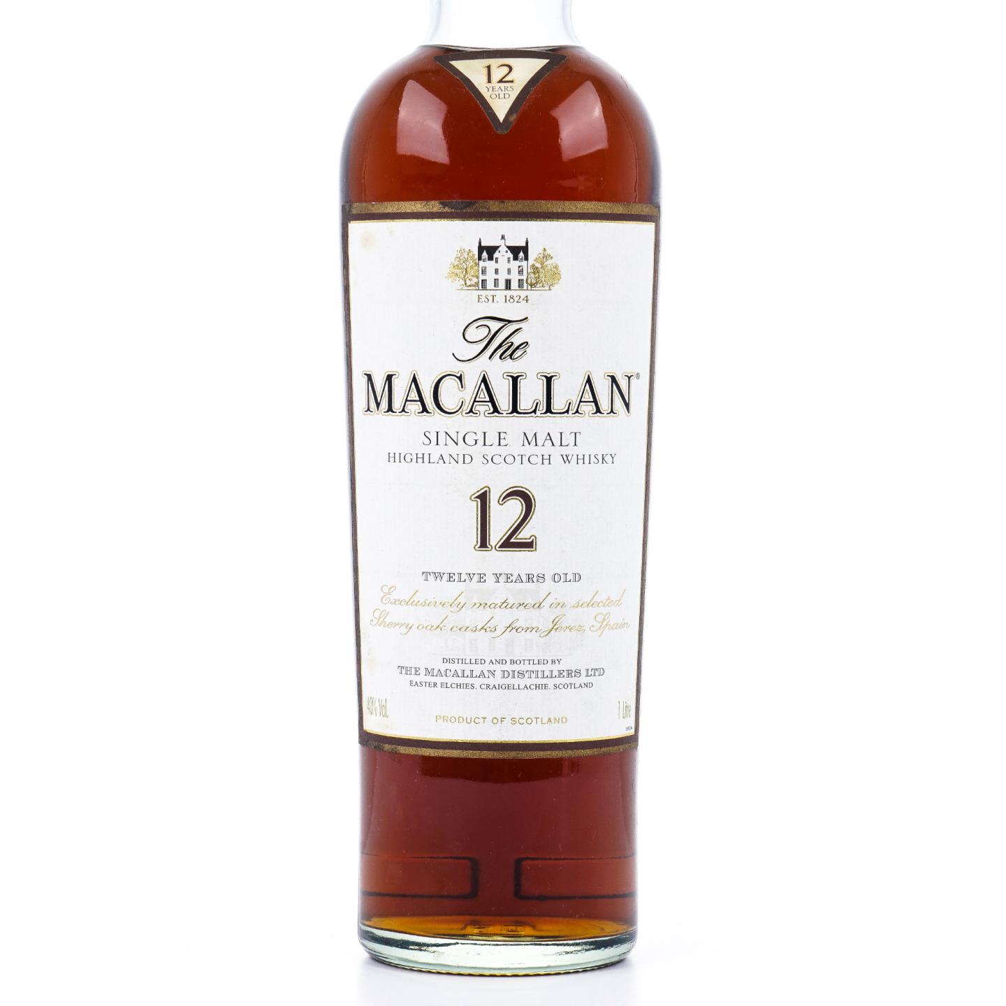 Macallan 麦卡伦 12年 雪莉桶 1000ml