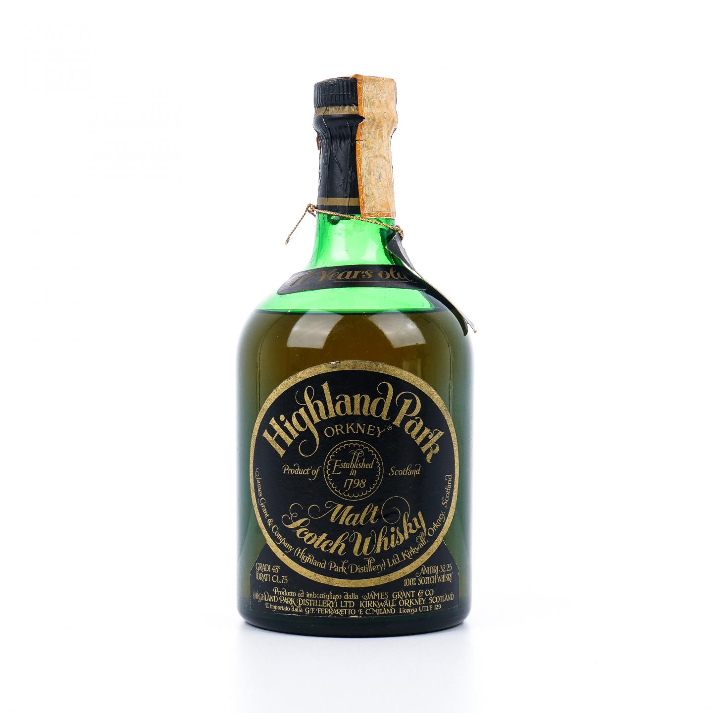 Highland Park 高原骑士 17年 1958-1975 意大利版 750ml