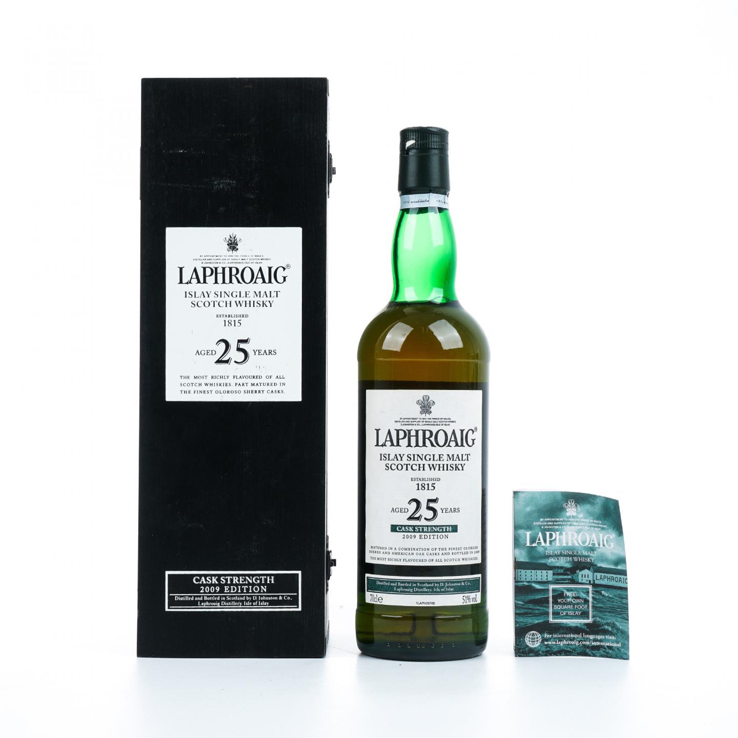 Laphroaig 拉弗格 25年 2009 桶强