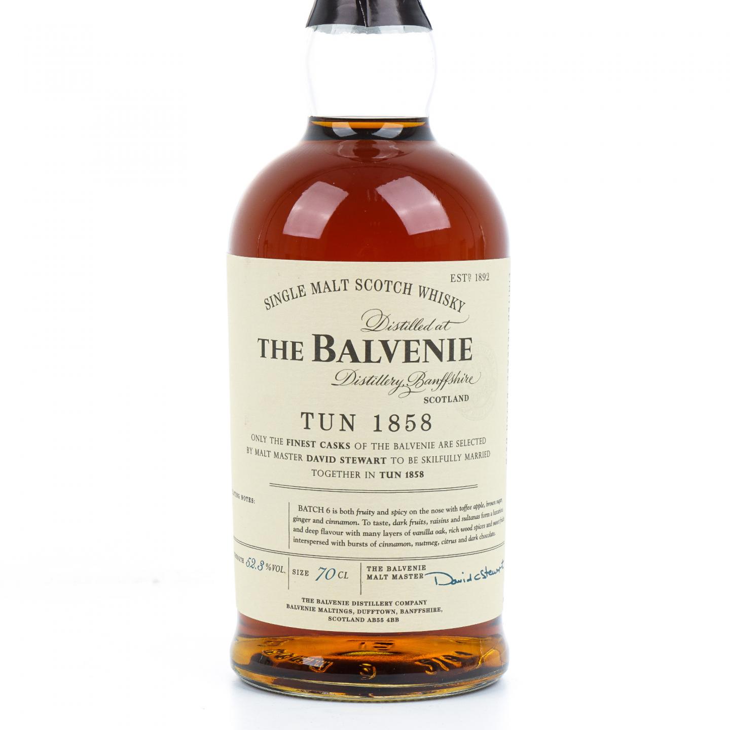 Balvenie 百富 Tun 1858 Batch No.6 行货