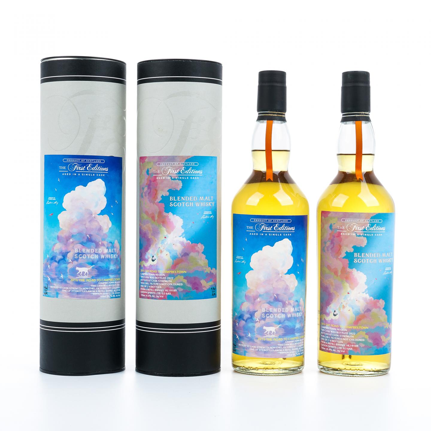 The Road to Campbeltown 2016-2022 调和 Edition Spirits 2瓶组
