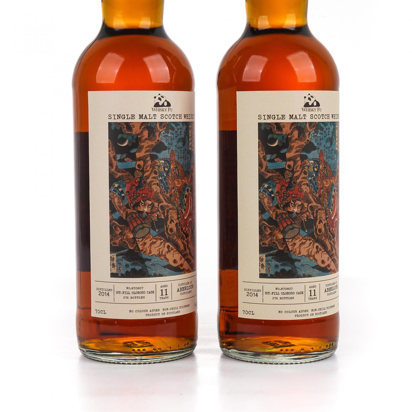 Aberlour 雅伯莱 11年 2014-2025 「通俗水浒传豪杰·鼓上蚤时迁」初填雪莉桶 2瓶组