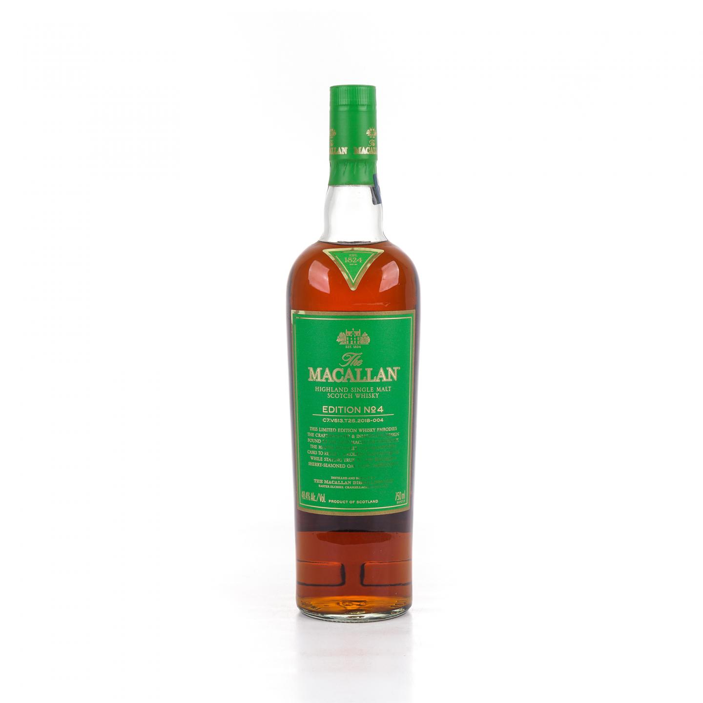 Macallan 麦卡伦 Edition No.4 绿标 750ml