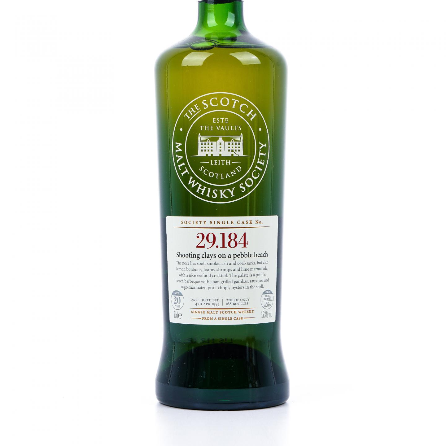 SMWS 29.184 Laphroaig 拉弗格 20年 1995