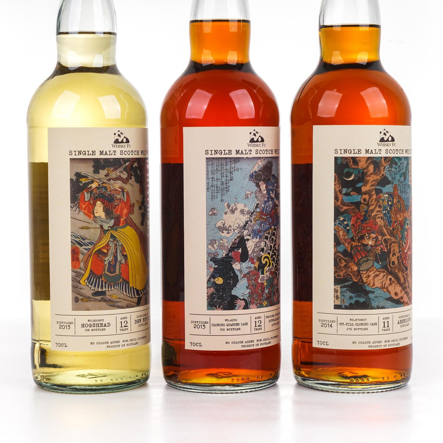 本尼维斯 12年/雅伯莱 11年/布纳哈本 12年 通俗水浒传豪杰系列 3瓶组*700ml