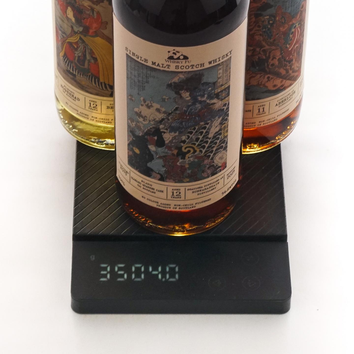 本尼维斯 12年/雅伯莱 11年/布纳哈本 12年 通俗水浒传豪杰系列 3瓶组*700ml