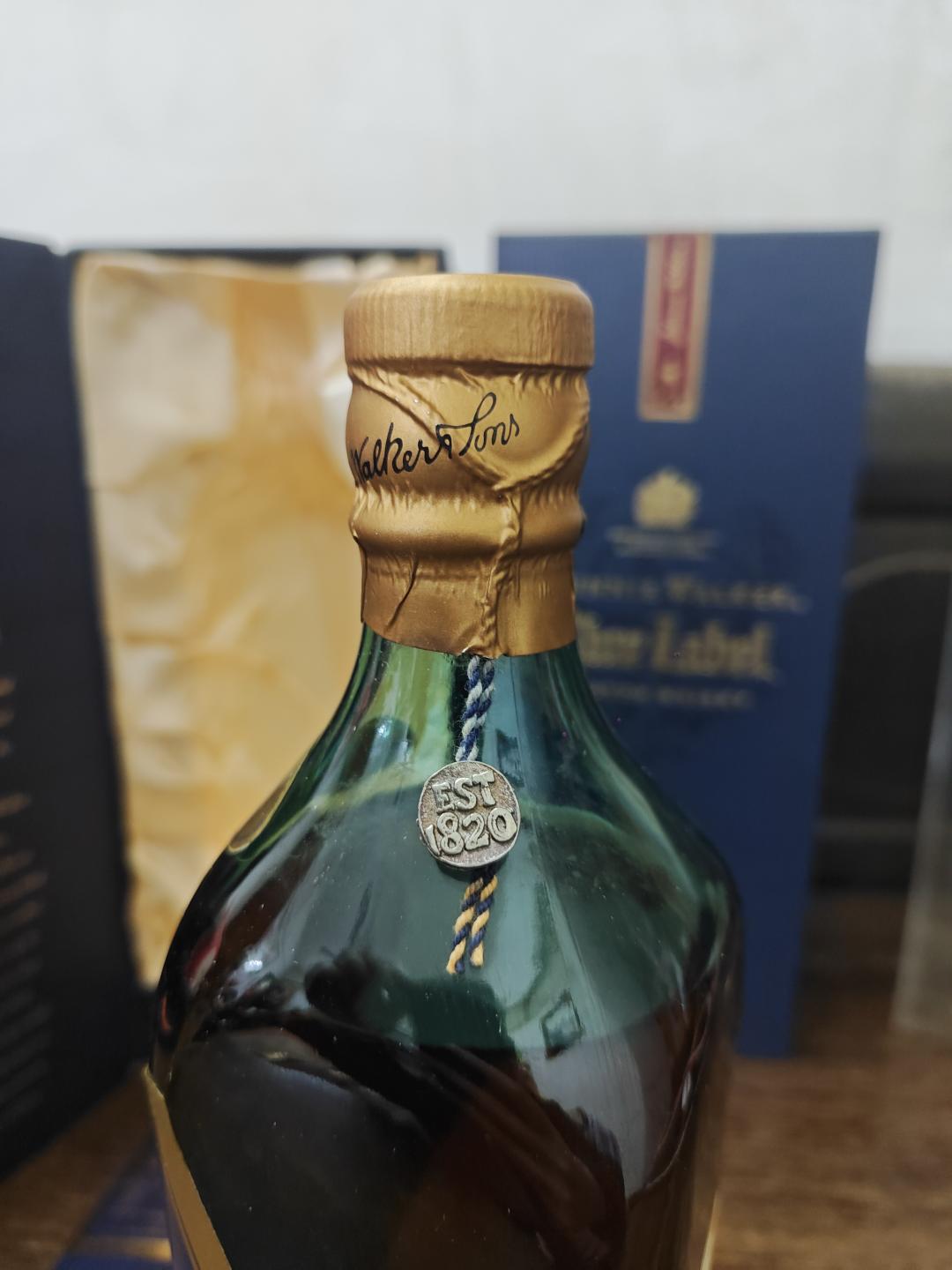 90s左走蓝牌/蓝方,750ml_拍卖-酒虫网