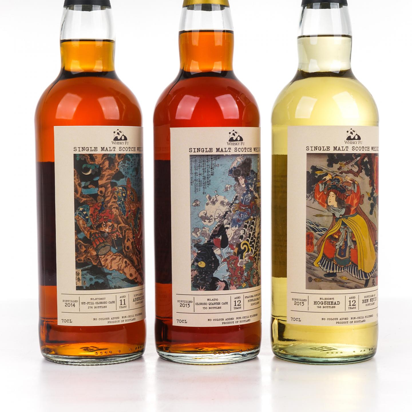 本尼维斯 12年/雅伯莱 11年/布纳哈本 12年 通俗水浒传豪杰系列 3瓶组*700ML