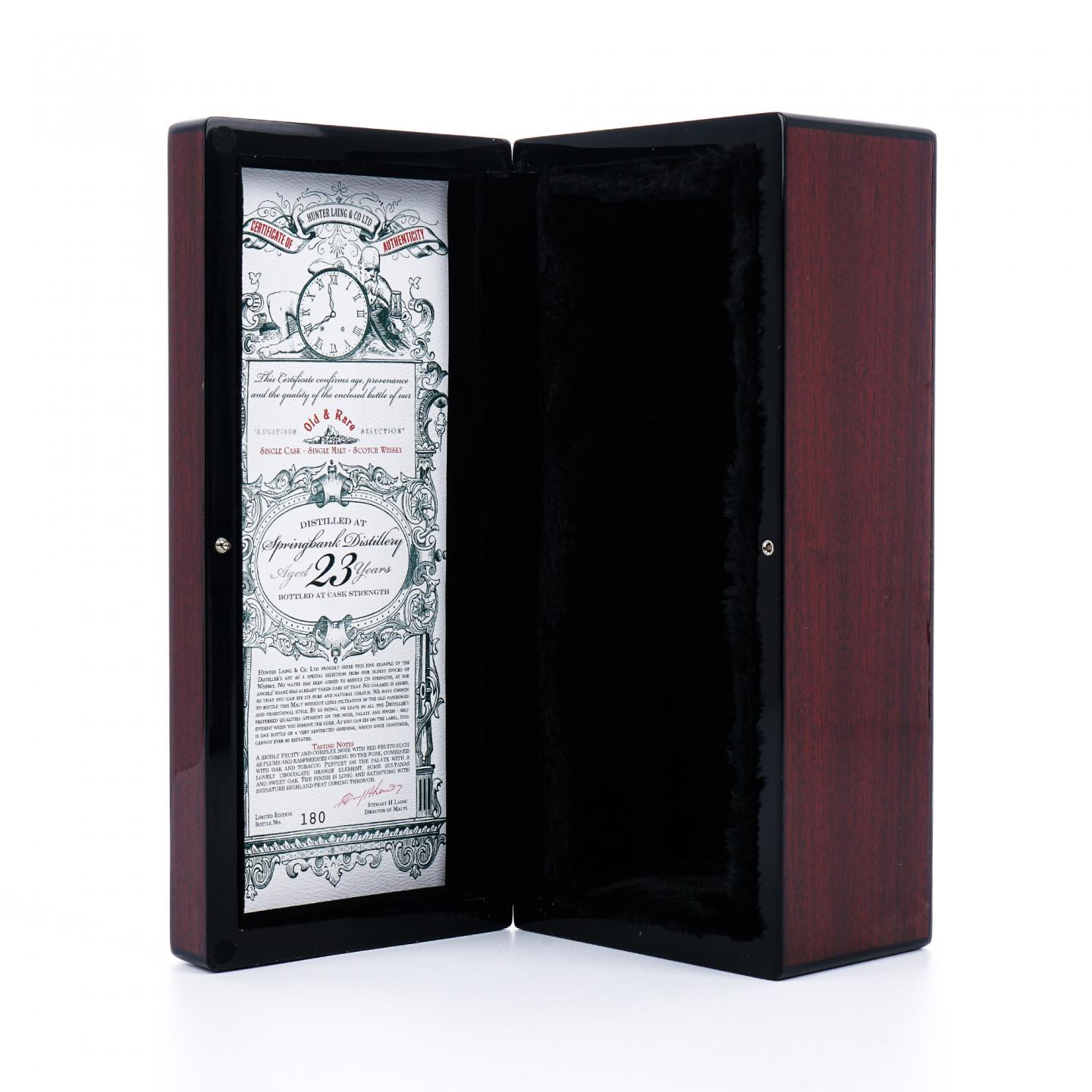 Springbank 云顶 23年 1995-2019 HL Old & Rare 雪莉单桶