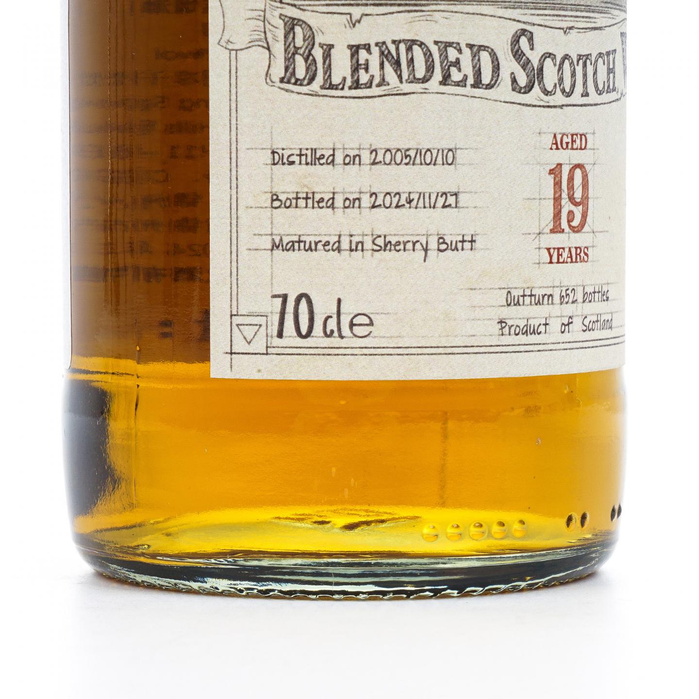 苏格兰调和 19年 2005-2024 雪莉桶#1 NSpS