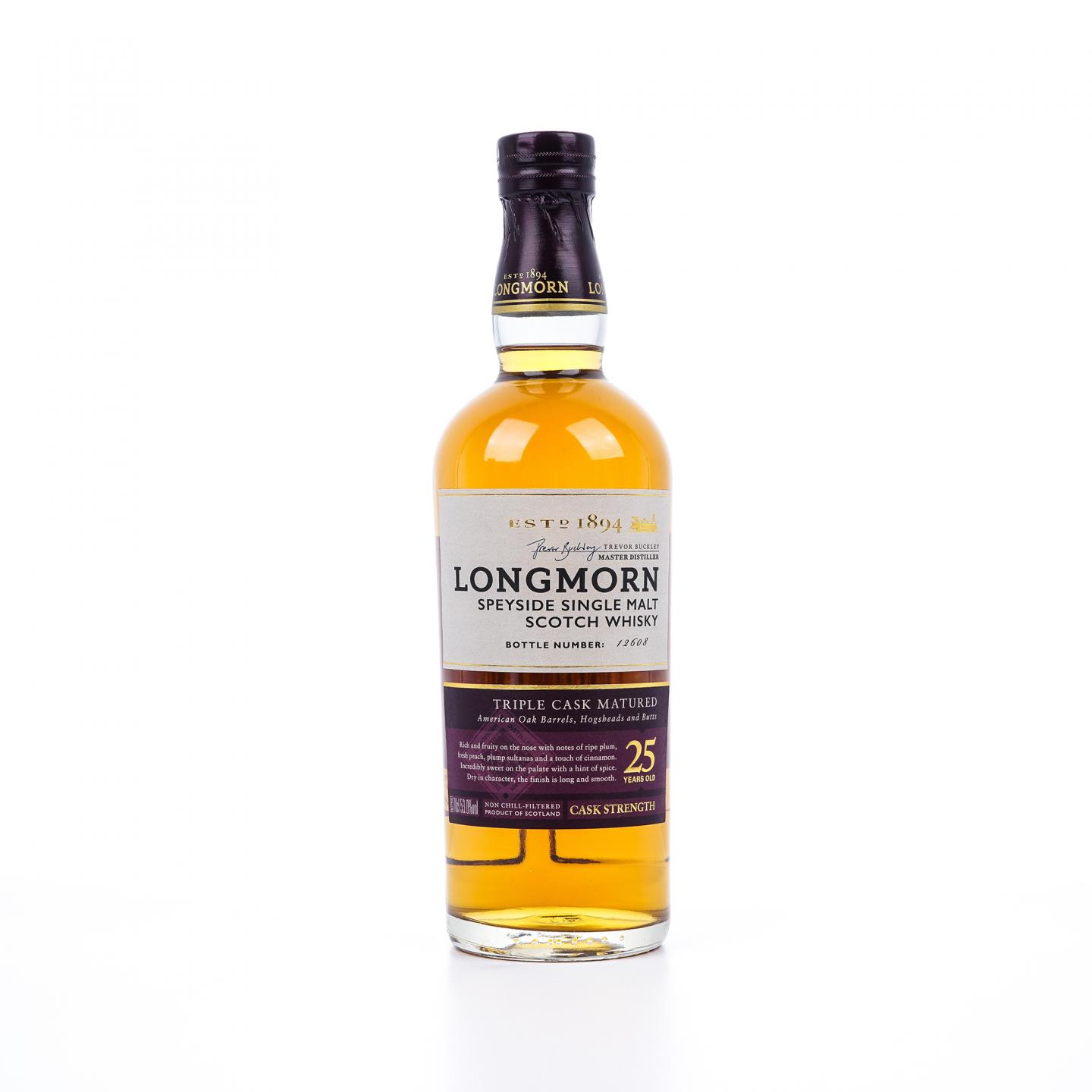 Longmorn 朗摩 25年 2020 Triple Cask Matured 桶强 53%Vol.