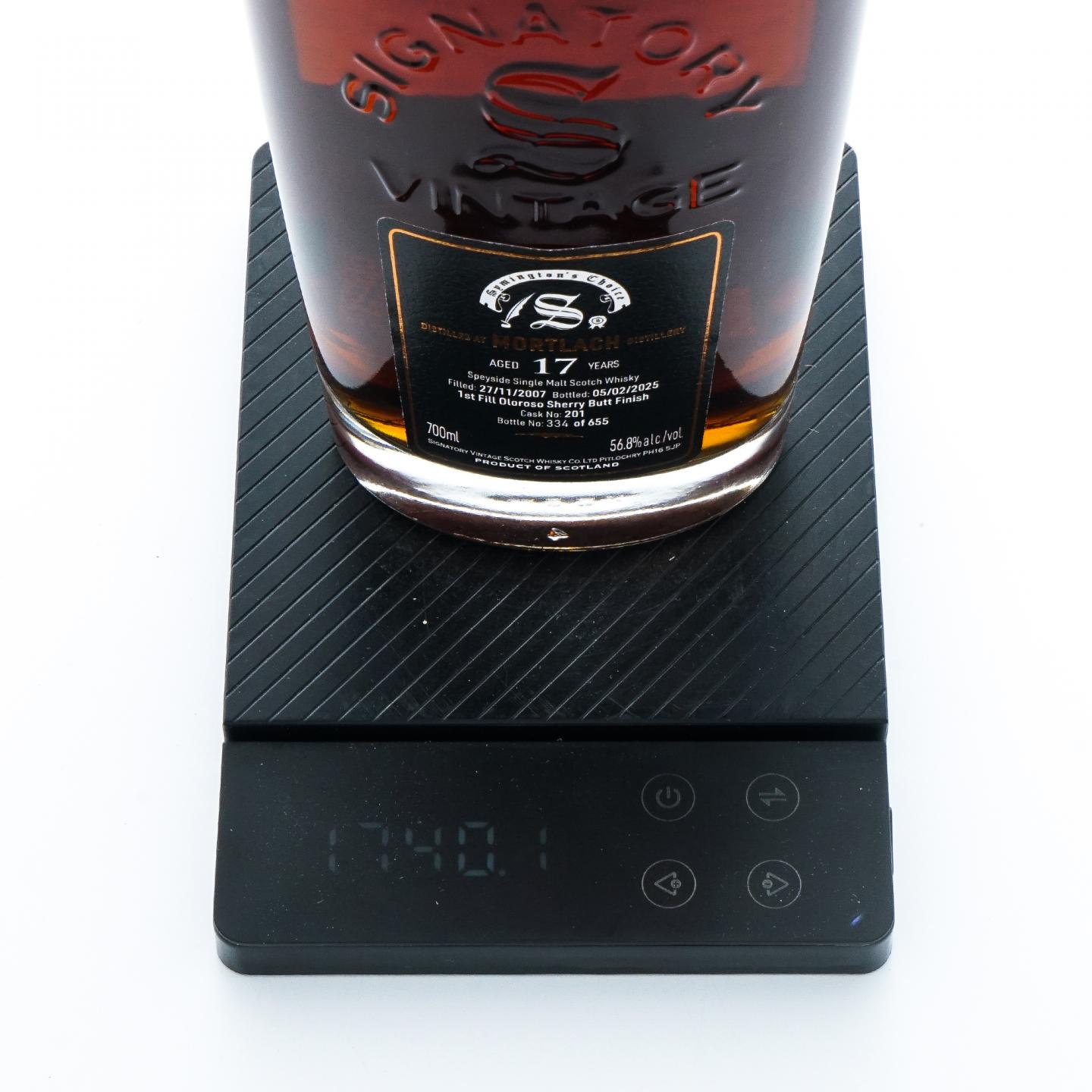 Mortlach 慕赫 17年 2007-2025 SV 桶强 雪莉桶后熟#201