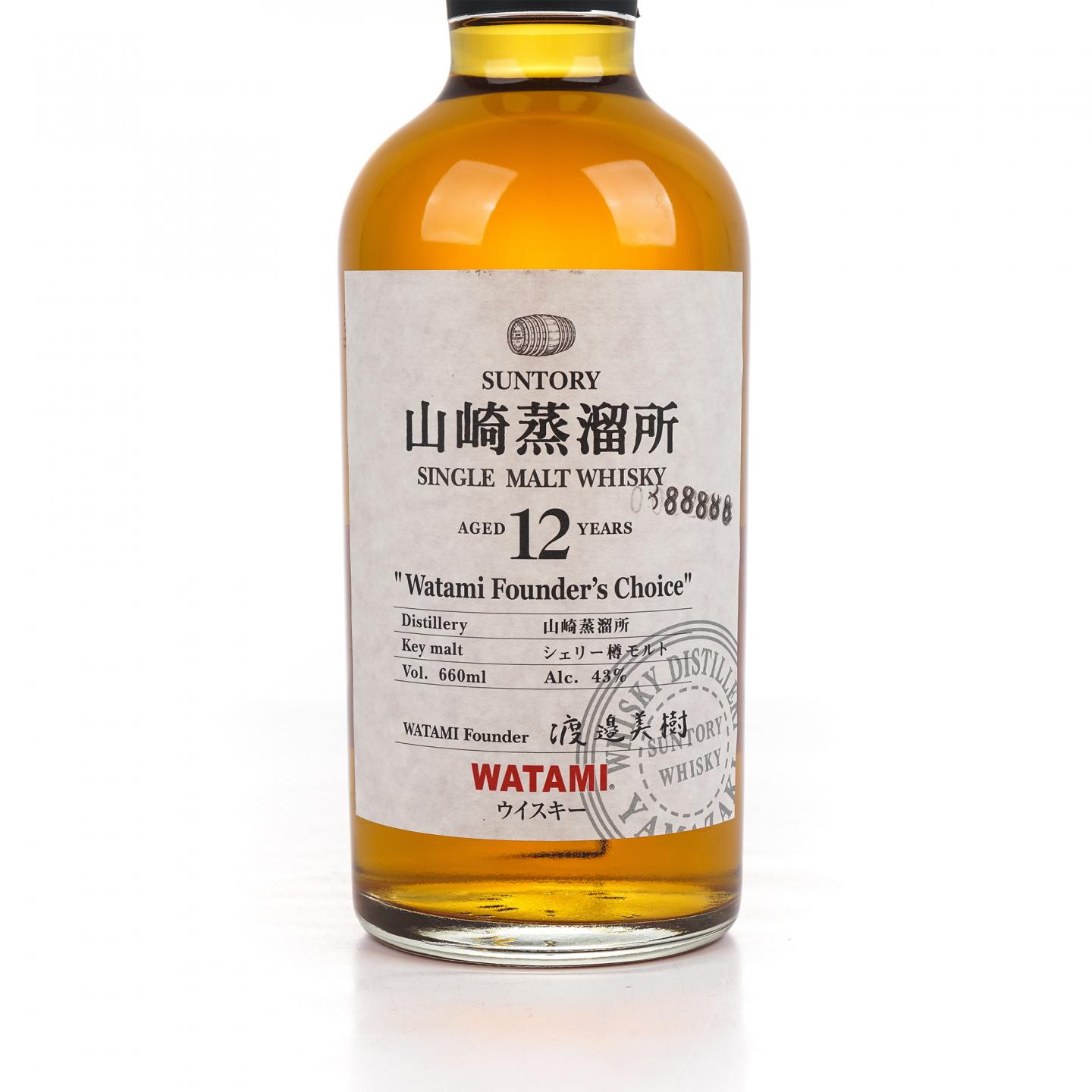 山崎 12年 渡边美树 Watami Founder’s Choice 660ml
