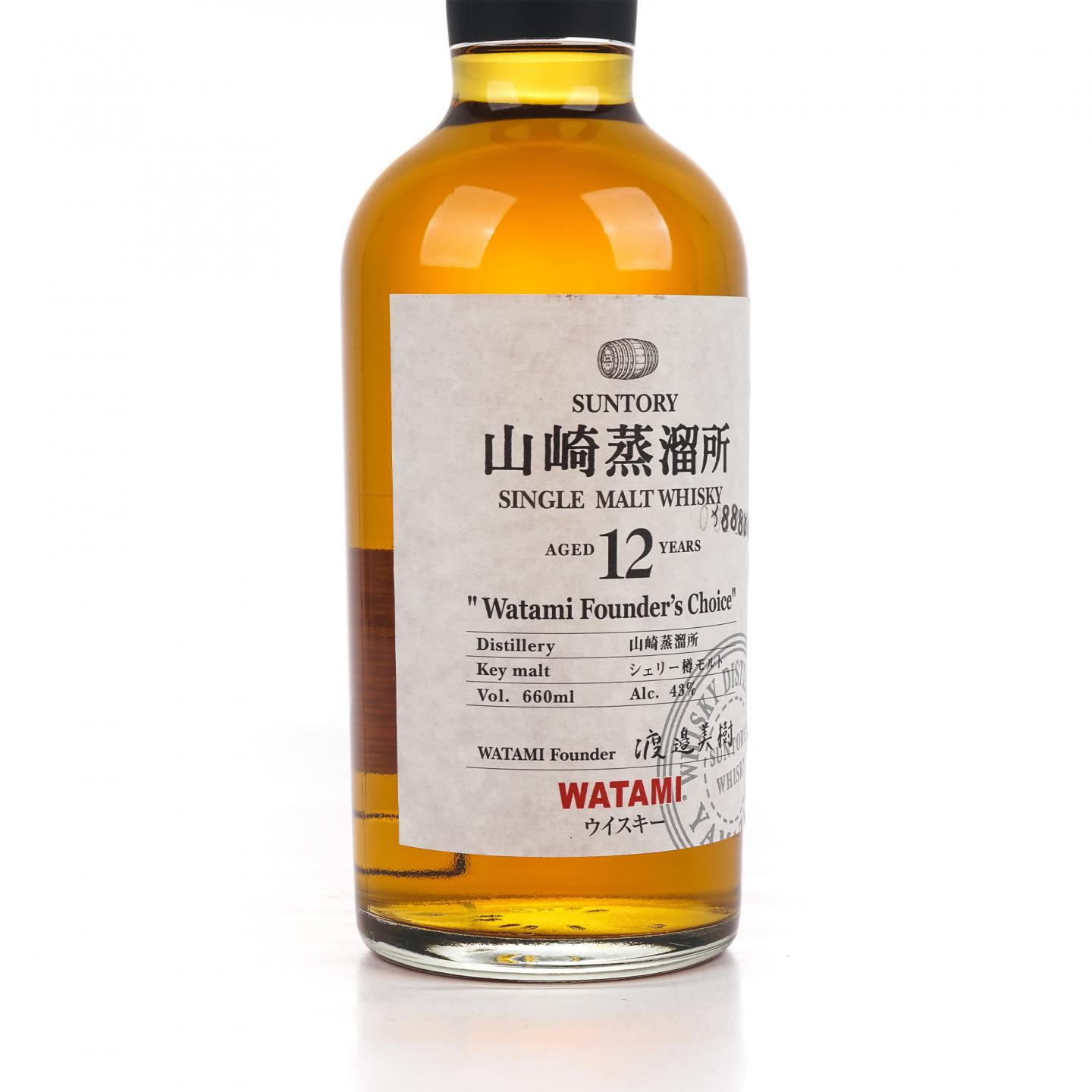 山崎 12年 渡边美树 Watami Founder’s Choice 660ml