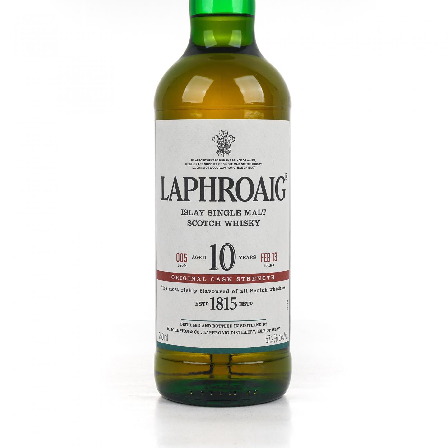 Laphroaig 拉弗格 10年 2013 桶强 Batch 005 750ml