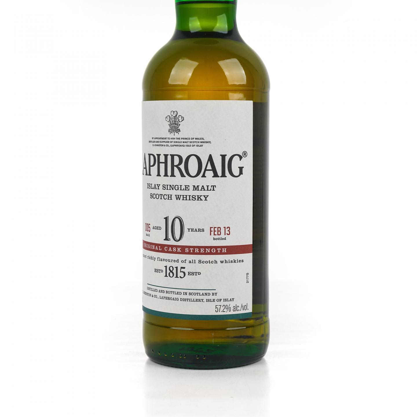 Laphroaig 拉弗格 10年 2013 桶强 Batch 005 750ml