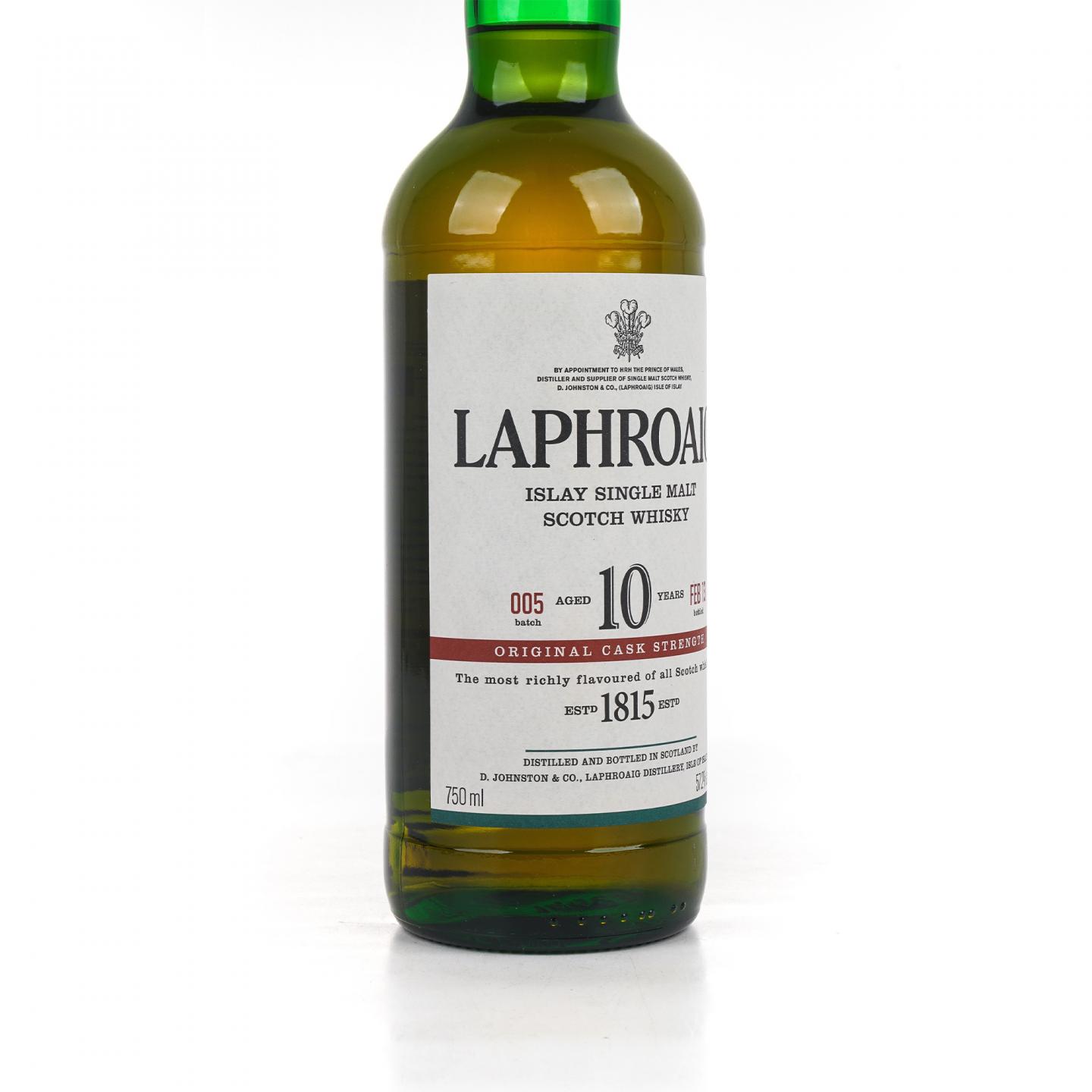 Laphroaig 拉弗格 10年 2013 桶强 Batch 005 750ml