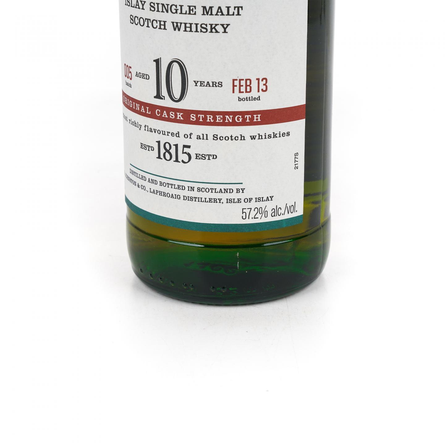 Laphroaig 拉弗格 10年 2013 桶强 Batch 005 750ml