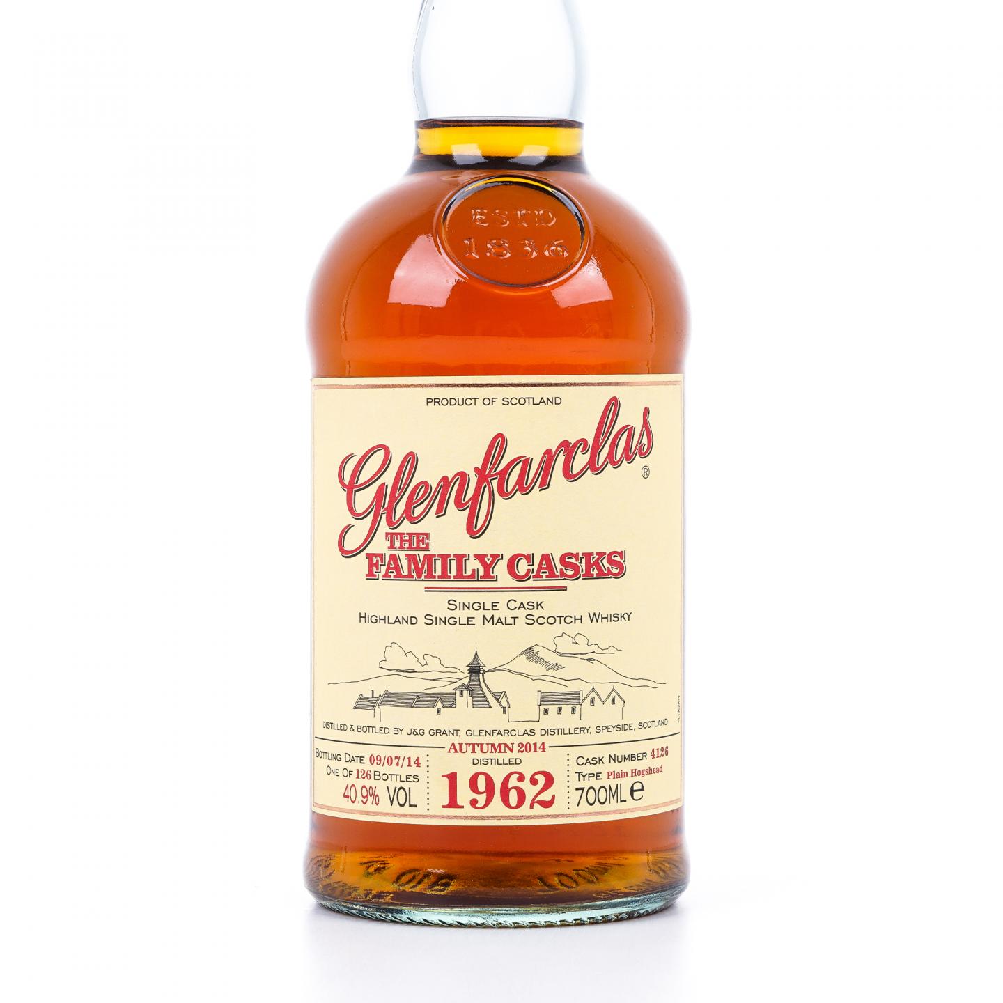 Glenfarclas 格兰花格 1962-2014 家族桶 单桶#4126