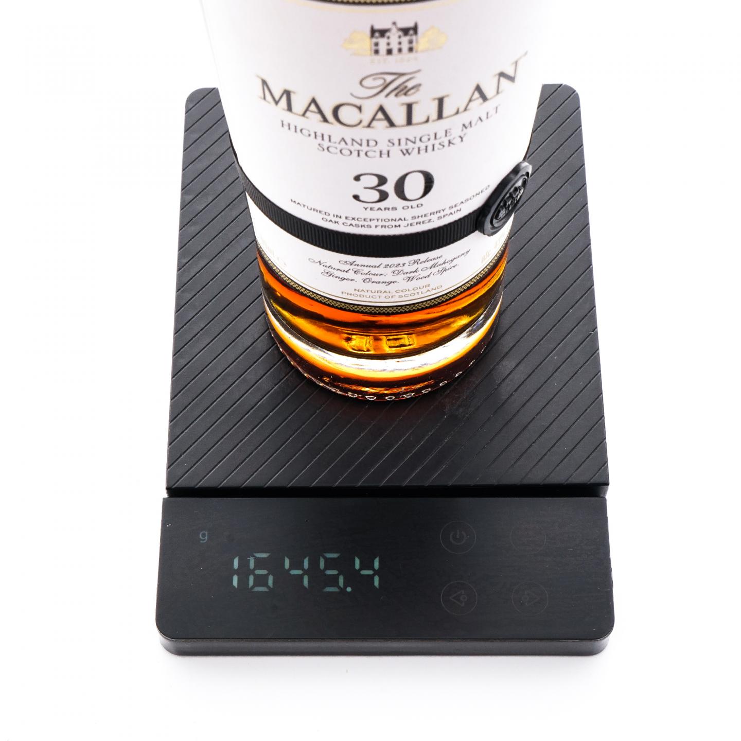 【附X光图】Macallan 麦卡伦 30年 2023 黑腰带 雪莉桶 木盒