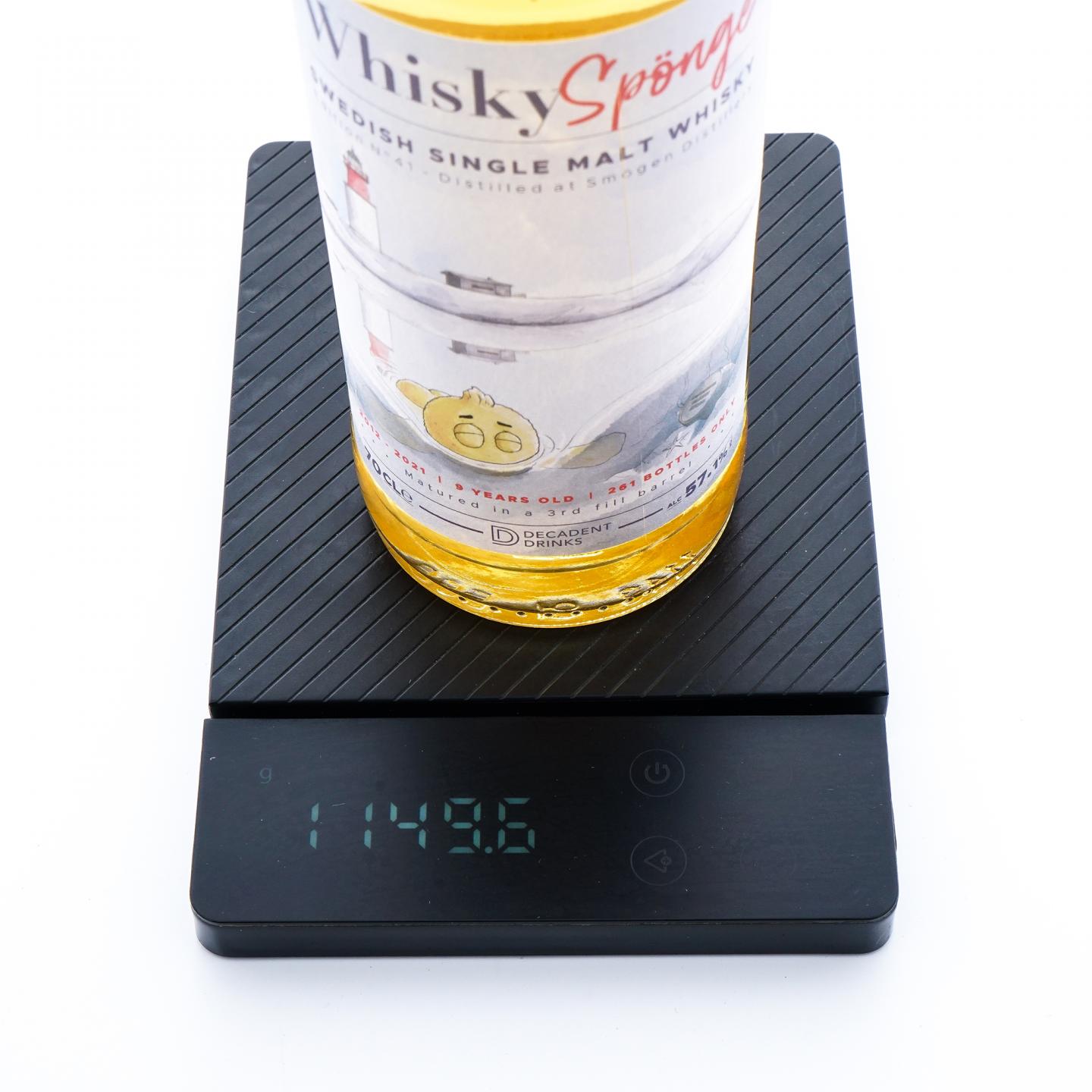 威士忌海绵 Smögen 9年 2012-2021 Edition No. 41