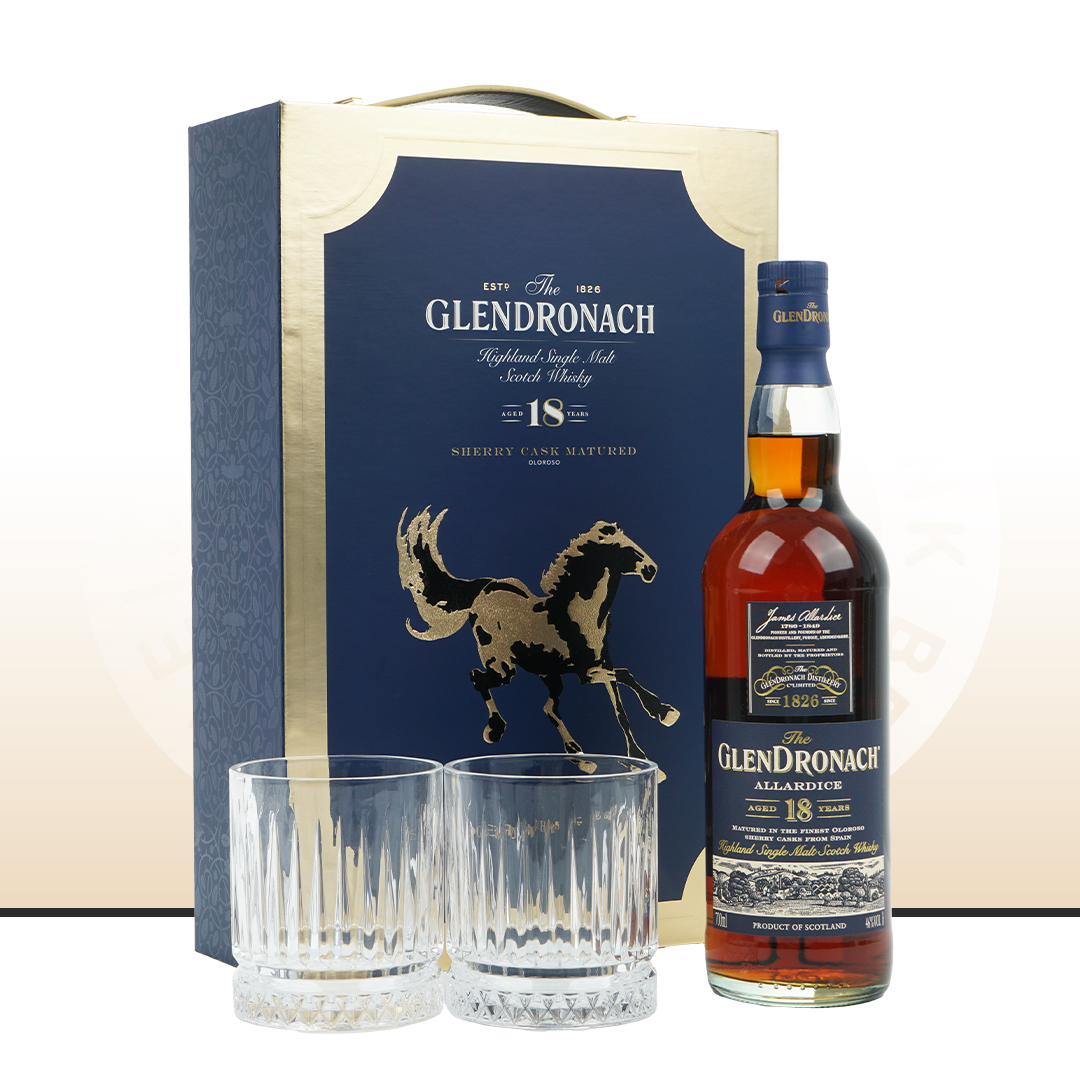 【马年礼盒】Glendronach 格兰多纳 18年 阿勒代斯单一麦芽威士忌
