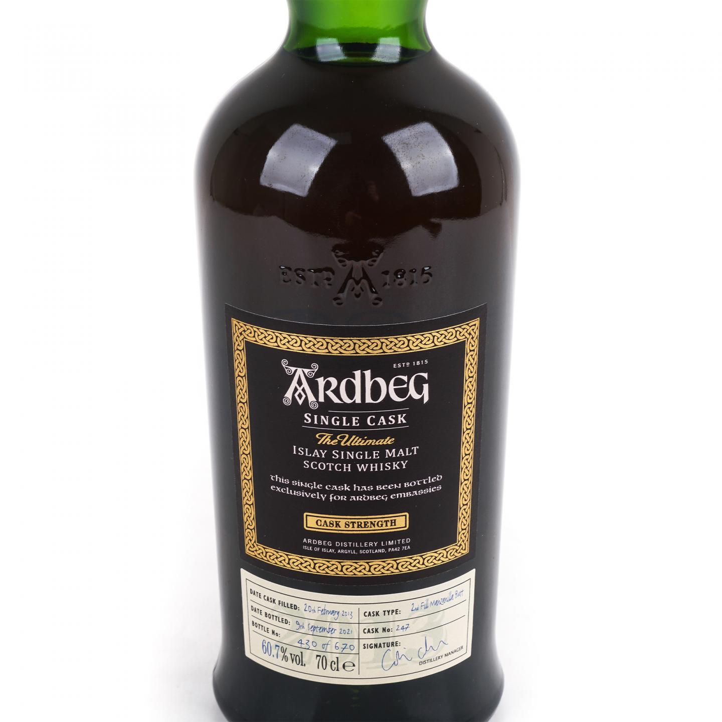 Ardbeg 阿贝 2013-2021 单桶 桶强#247