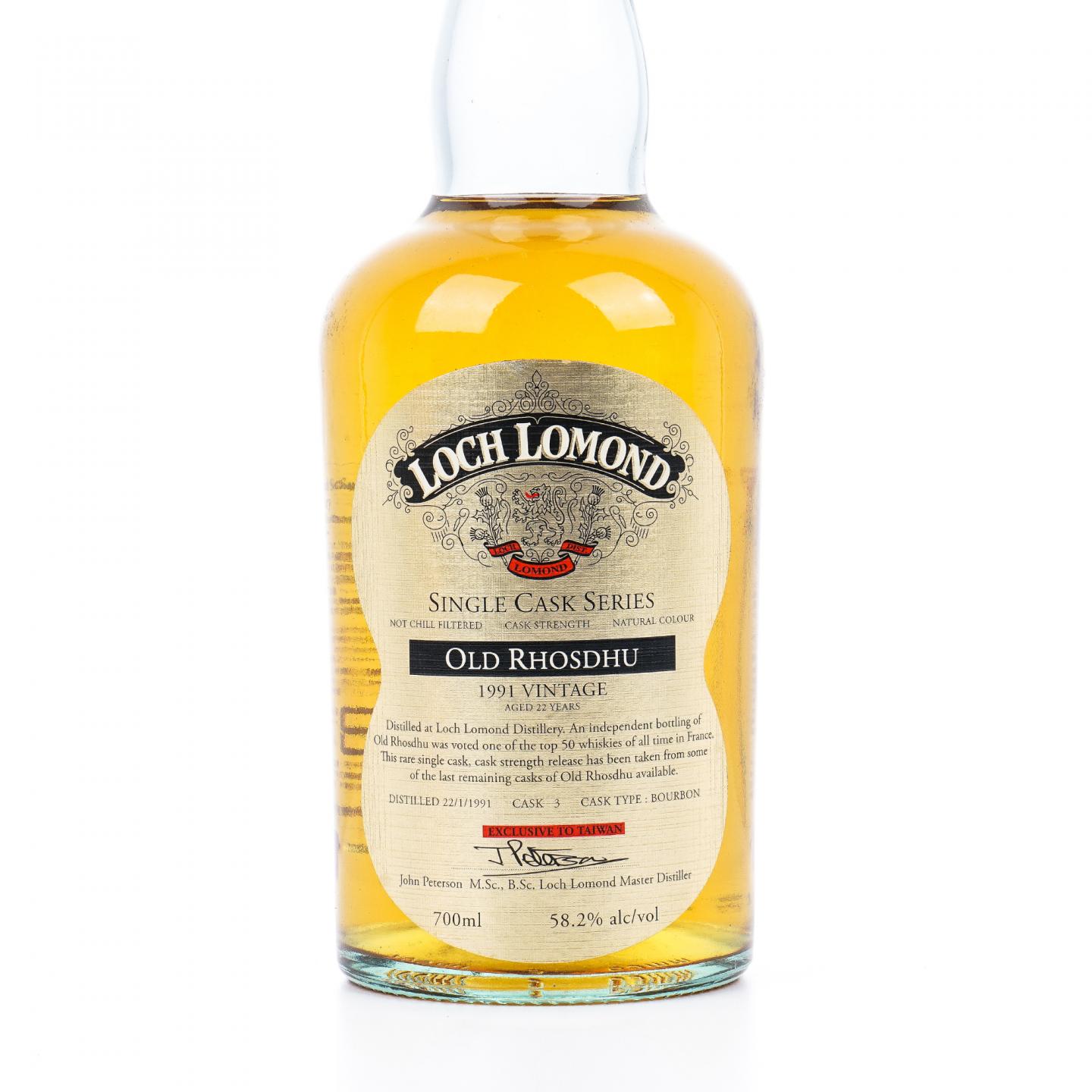 Old Rhosdhu 22年 1991 单桶桶强 罗曼湖出品
