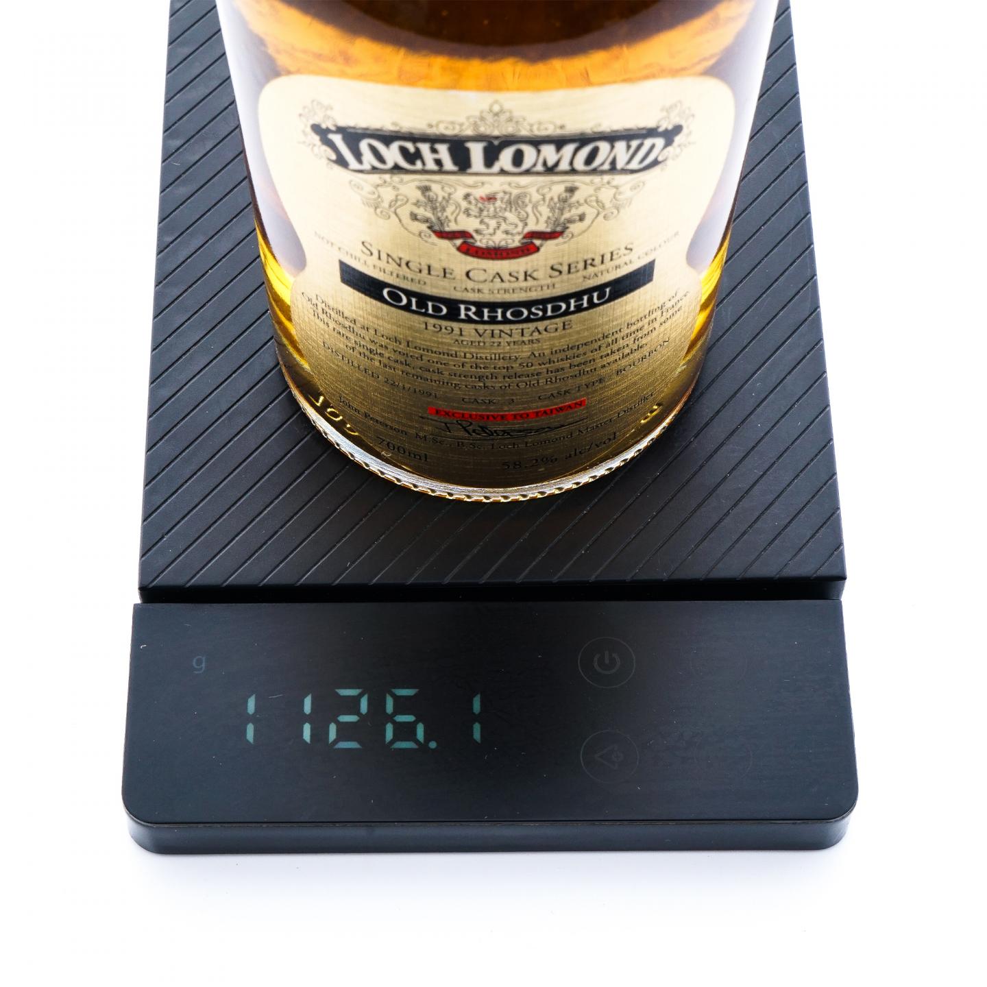 Old Rhosdhu 22年 1991 单桶桶强 罗曼湖出品